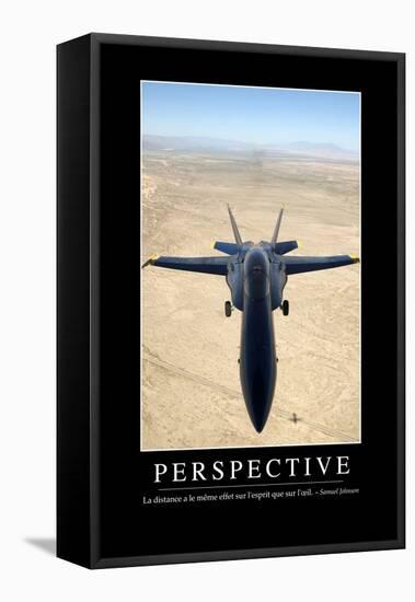 Perspective: Citation Et Affiche D'Inspiration Et Motivation-null-Framed Premier Image Canvas