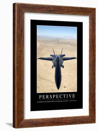 Perspective: Citation Et Affiche D'Inspiration Et Motivation-null-Framed Photographic Print