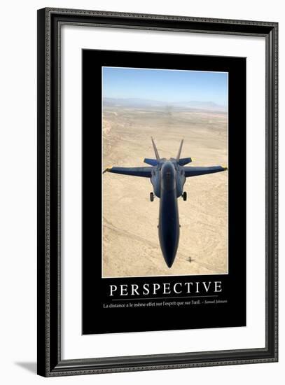 Perspective: Citation Et Affiche D'Inspiration Et Motivation--Framed Photographic Print