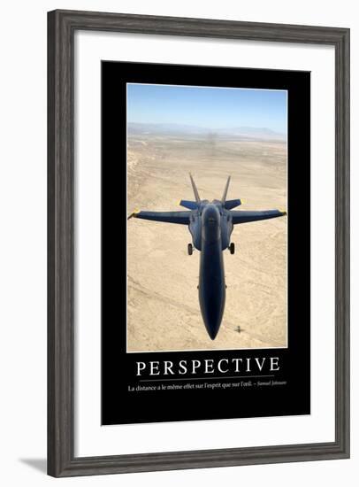 Perspective: Citation Et Affiche D'Inspiration Et Motivation-null-Framed Photographic Print