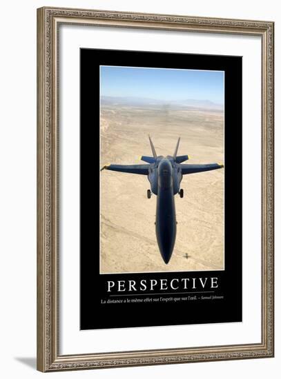 Perspective: Citation Et Affiche D'Inspiration Et Motivation--Framed Photographic Print