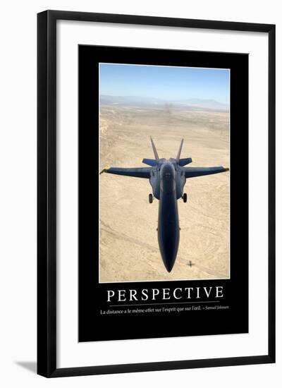 Perspective: Citation Et Affiche D'Inspiration Et Motivation-null-Framed Photographic Print