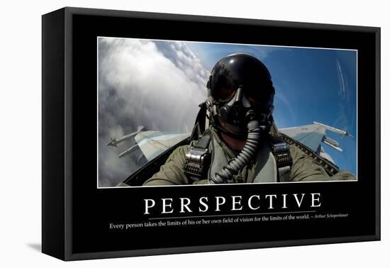 Perspective: Inspirational Quote and Motivational Poster-null-Framed Premier Image Canvas