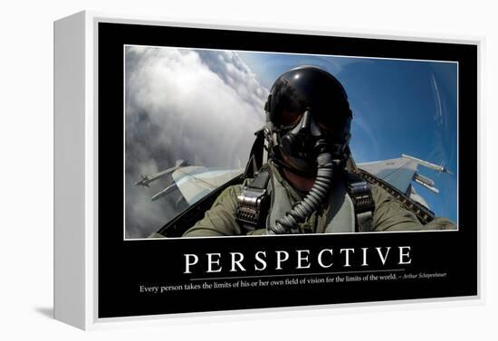 Perspective: Inspirational Quote and Motivational Poster-null-Framed Premier Image Canvas