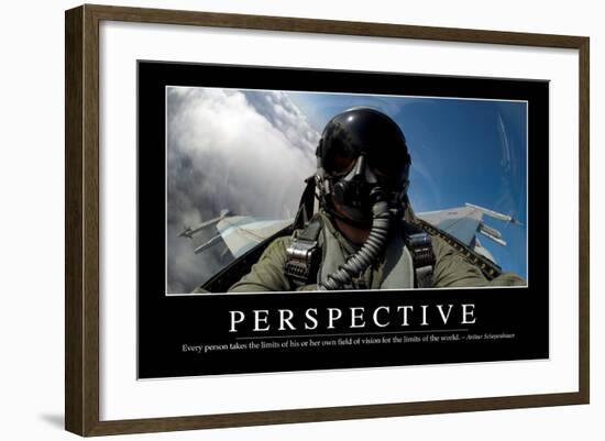 Perspective: Inspirational Quote and Motivational Poster-null-Framed Photographic Print