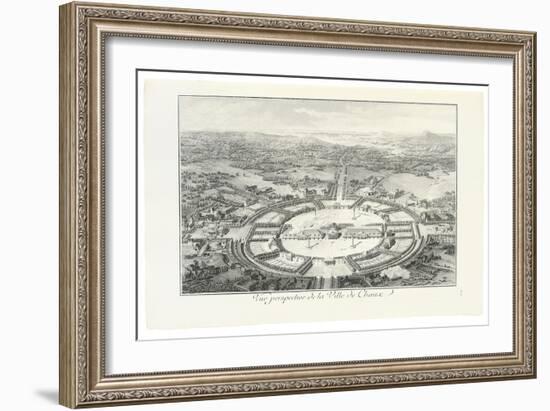 Perspective View of the City of Chaux, 1804-Claude Nicolas Ledoux-Framed Giclee Print