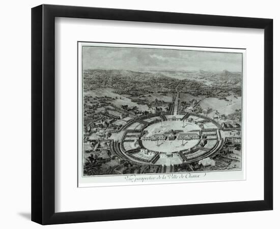 Perspective View of the Town of Chaux, circa 1804-Claude Nicolas Ledoux-Framed Giclee Print