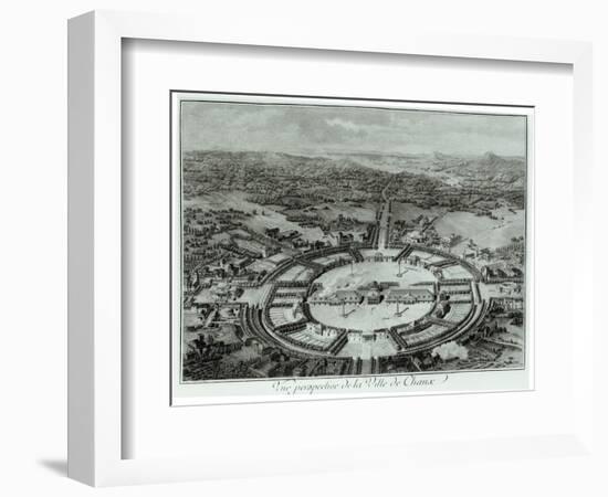 Perspective View of the Town of Chaux, circa 1804-Claude Nicolas Ledoux-Framed Giclee Print