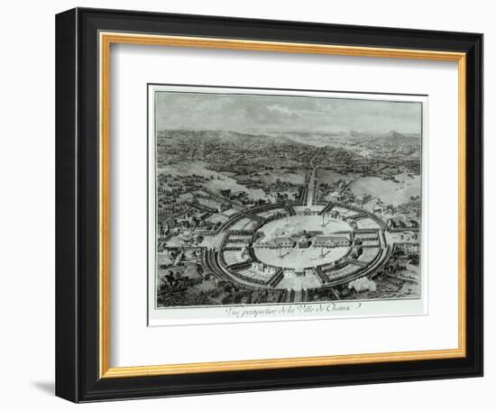 Perspective View of the Town of Chaux, circa 1804-Claude Nicolas Ledoux-Framed Giclee Print