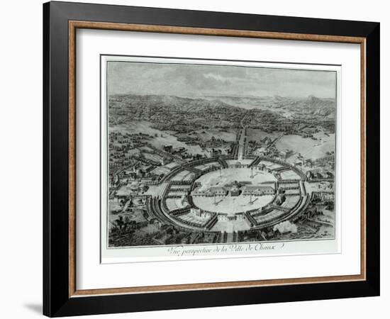 Perspective View of the Town of Chaux, circa 1804-Claude Nicolas Ledoux-Framed Giclee Print