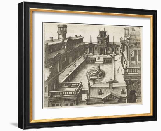 Perspectives d'architecture-Hans Vredeman Vries-Framed Giclee Print