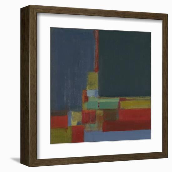 Perspectives in Color Turquoise-Terri Burris-Framed Art Print