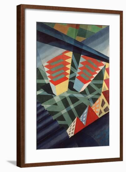 Perspectives in Flight, c.1926-Fedele Azari-Framed Giclee Print