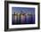 Perth, Western Australia, Viewed at Night Reflected in the Swan River.-Robyn Mackenzie-Framed Photographic Print