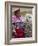 Peru, a Female with an Alpaca at Abra La Raya-Nigel Pavitt-Framed Photographic Print