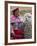 Peru, a Female with an Alpaca at Abra La Raya-Nigel Pavitt-Framed Photographic Print