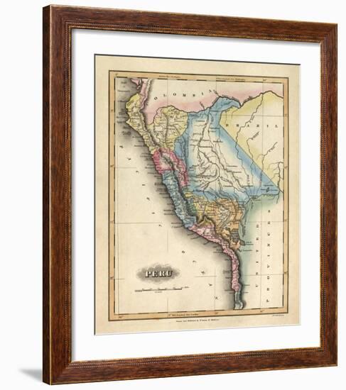 Peru, c.1823-Fielding Lucas-Framed Art Print