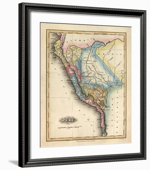 Peru, c.1823-Fielding Lucas-Framed Art Print