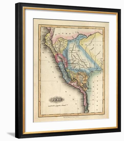 Peru, c.1823-Fielding Lucas-Framed Art Print