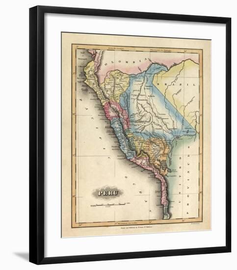 Peru, c.1823-Fielding Lucas-Framed Art Print