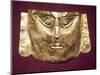 Peru: Chimu Gold Mask-null-Mounted Photographic Print