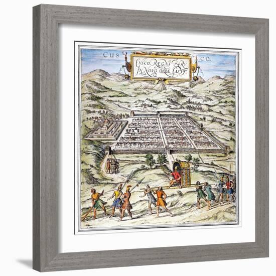 Peru: Cuzco, 1572-null-Framed Giclee Print