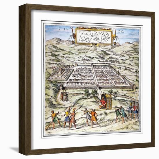 Peru: Cuzco, 1572-null-Framed Giclee Print