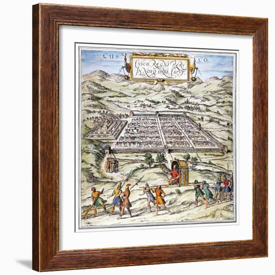 Peru: Cuzco, 1572-null-Framed Giclee Print