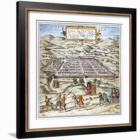 Peru: Cuzco, 1572-null-Framed Giclee Print