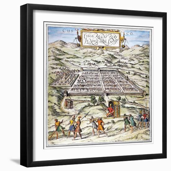 Peru: Cuzco, 1572-null-Framed Giclee Print