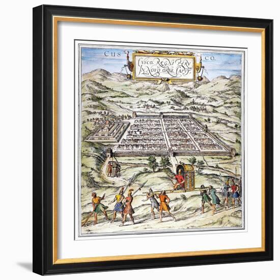 Peru: Cuzco, 1572-null-Framed Giclee Print