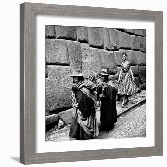 Peru: Fashion Model, 1950S-Toni Frissell-Framed Photographic Print