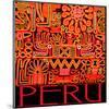 Peru - Inca Design Pattern-null-Mounted Art Print