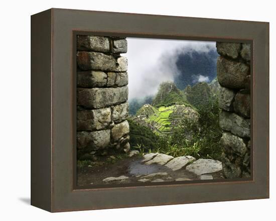 Peru, Machu Picchu, from Inca Trail-John Ford-Framed Premier Image Canvas