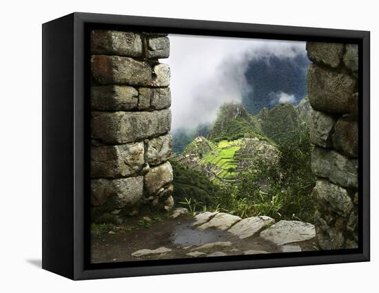 Peru, Machu Picchu, from Inca Trail-John Ford-Framed Premier Image Canvas