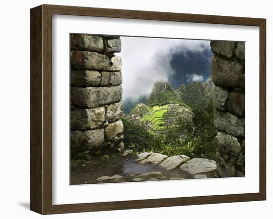 Peru, Machu Picchu, from Inca Trail-John Ford-Framed Photographic Print