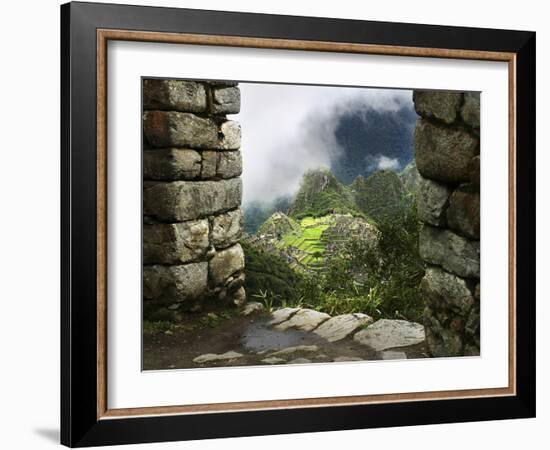 Peru, Machu Picchu, from Inca Trail-John Ford-Framed Photographic Print