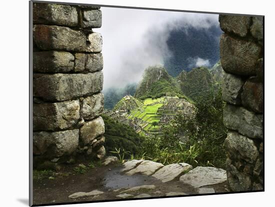 Peru, Machu Picchu, from Inca Trail-John Ford-Mounted Photographic Print