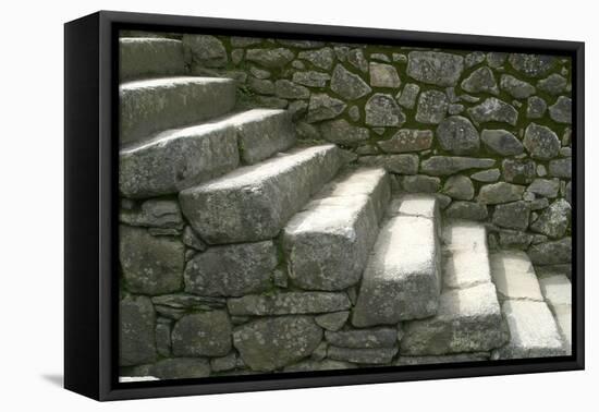 Peru, Machu Picchu, Stairs-John Ford-Framed Premier Image Canvas