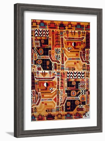 Peru: Tunic Fragment-null-Framed Giclee Print