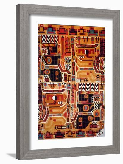 Peru: Tunic Fragment-null-Framed Giclee Print