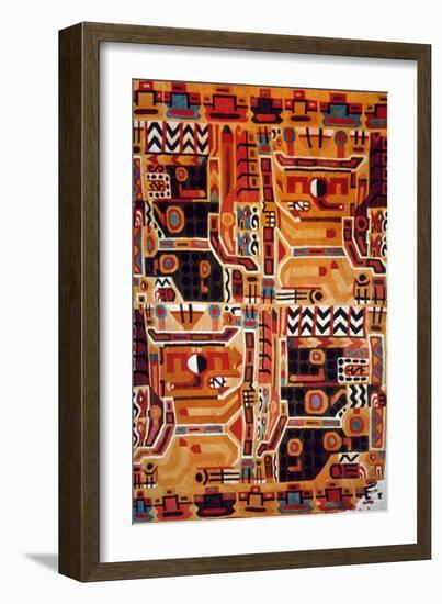 Peru: Tunic Fragment-null-Framed Giclee Print