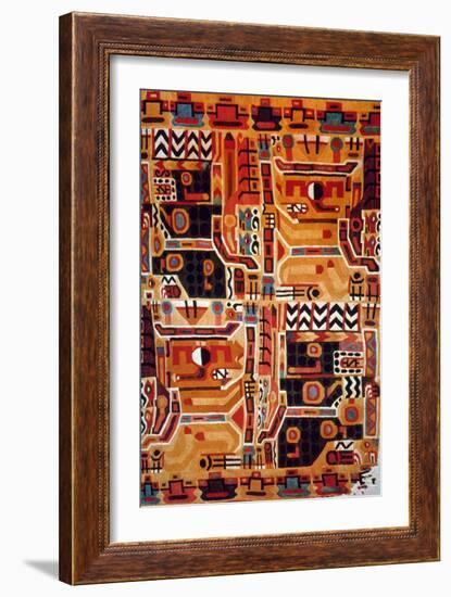 Peru: Tunic Fragment-null-Framed Giclee Print