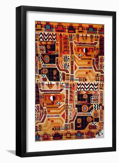 Peru: Tunic Fragment-null-Framed Giclee Print