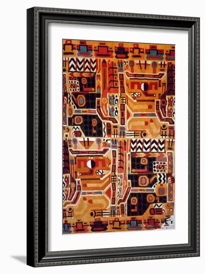 Peru: Tunic Fragment-null-Framed Giclee Print