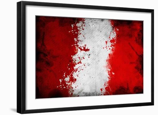 Peruan Flag-igor stevanovic-Framed Premium Giclee Print