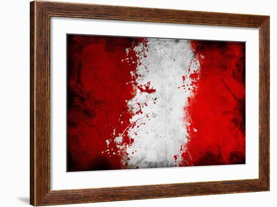 Peruan Flag-igor stevanovic-Framed Premium Giclee Print