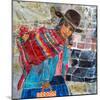 Peruana, Mamita and Jolly, Peru, 2023 (Dyes on Silk)-Hilary Simon-Mounted Giclee Print