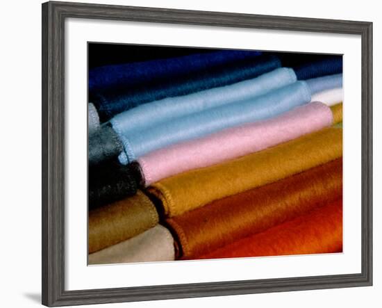 Peruvian Alpaca Scarves, Pisac Market, Peru-Cindy Miller Hopkins-Framed Photographic Print