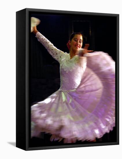 Peruvian Folkloric Show, Lima, Peru-Cindy Miller Hopkins-Framed Premier Image Canvas